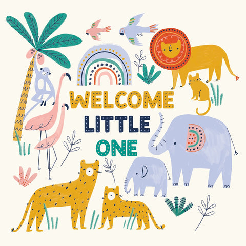 Welcome Little One Animal Card