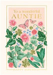 Auntie Floral Card