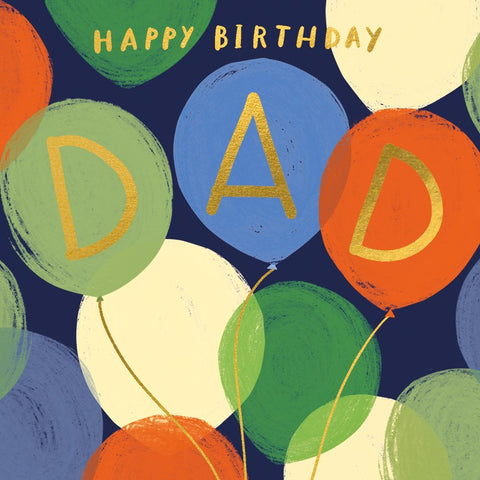 Dad Balloons Card