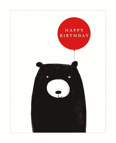 Bear & Balloon Card