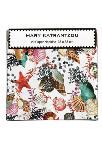 Seashell Paper Napkins - Pack of 20