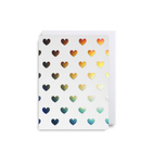 Silver Hearts Mini Card