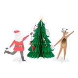 Festive Honeycomb Christmas Card