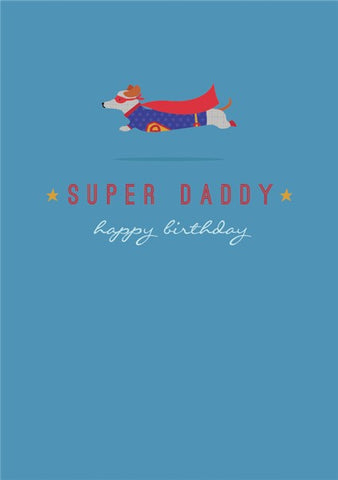 Super Daddy Birthday Card