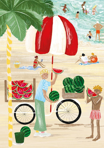 Continental CLub Watermelon Seller Card