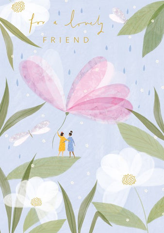 Lovely Friend Flower Card