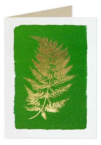 Gold Fern Cards - 5-pack