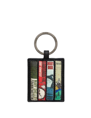 Black Vegan Classic Bookworm Keyring