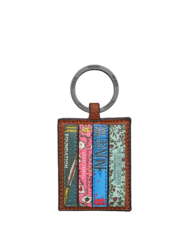 Brown Vegan Classic Bookworm Keyring