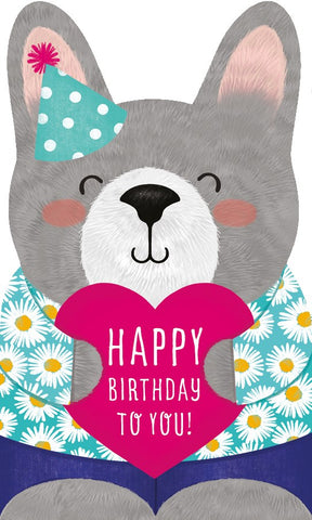 Happy Birthday Rabbit Card