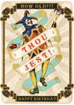 Huzzah Thou Jest Card