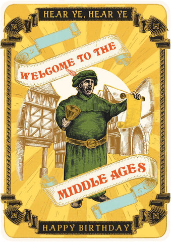 Huzzah Middle Ages Card