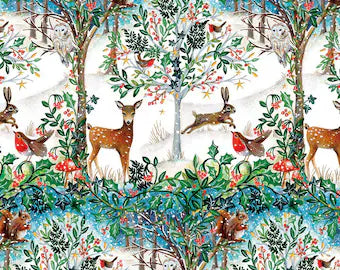 Winter Forest Glade Roll Wrap