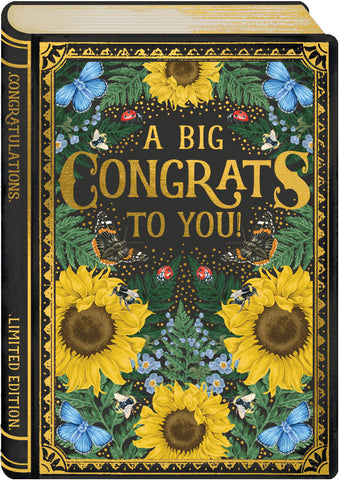 Storybook Congrats Sunflowers Card