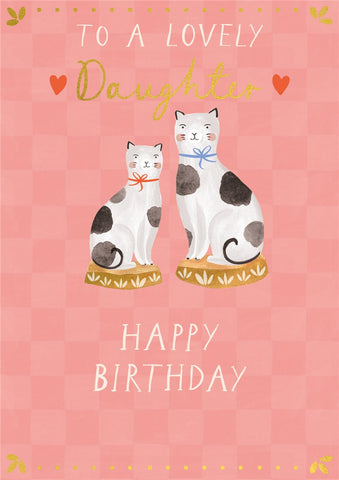 Lovely Daughter Cats Card