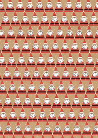 Santa Kraft Roll Wrap