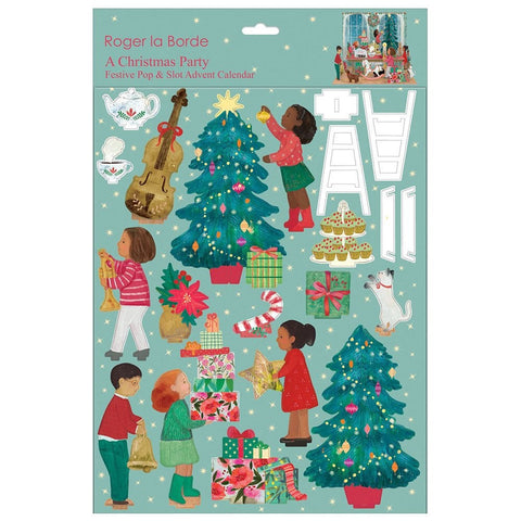 Christmas Party Advent Calendar Card