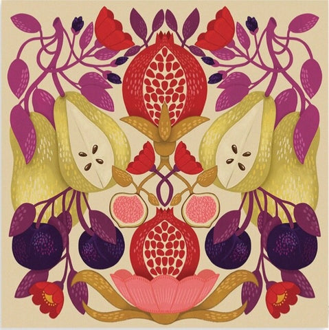 Pears & Pomegranates Card