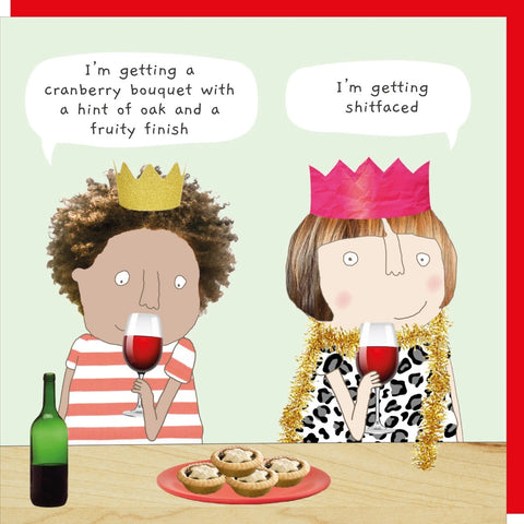 Xmas Wine Tasting Card