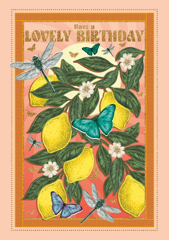 Lovely Birthday Lemons Card