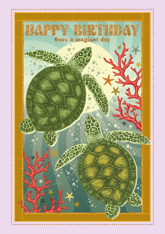 With Love Turtles Card