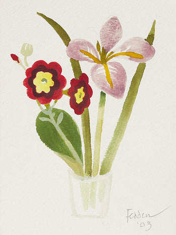 Spring Flowers in Vase Card