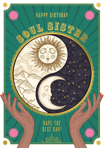 Soul Sister Sun Moon Card