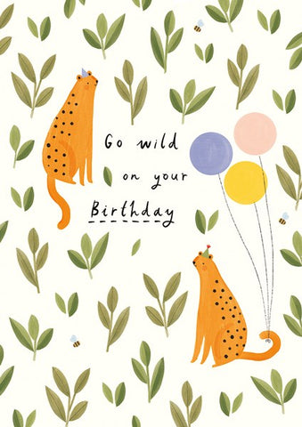 Wild On Your Birthday Card