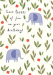 Tonne Of Fun Elephant Card