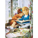 Children Reading Card