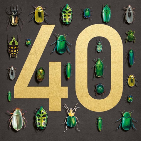 Beetles 40th Birthday Card