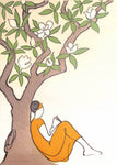 Magnolia Tree Card by Paula Cox