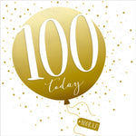 Balloon 100 Today Birthday Card