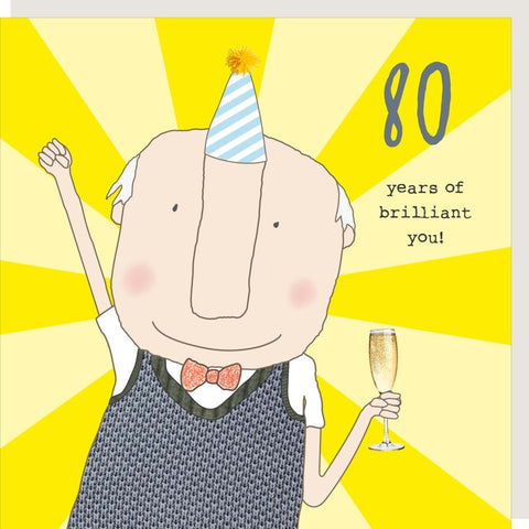 80 Brilliant Card by Rosie