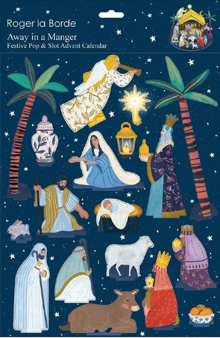 Away in a Manger Festive Pop & Slot Advent Calendar
