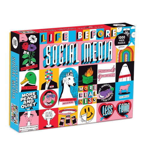 Life Before Social Media 1000 Piece Jigsaw Puzzle