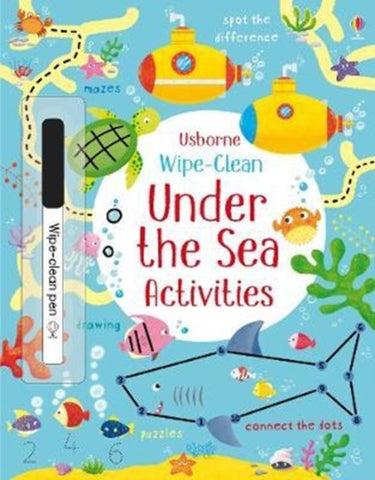 Wipe Clean Under The Sea Activities by Kirsteen Robson