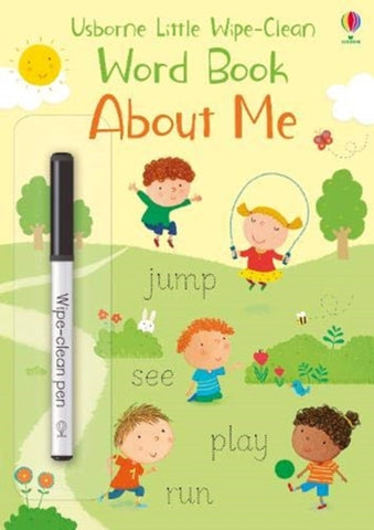 Usborne Little Wipe Clean Word Book: About Me by Felicity Brooks