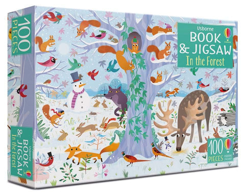 In the Forest: Book and 100 Piece Jigsaw Puzzle by Kirsteen Robson