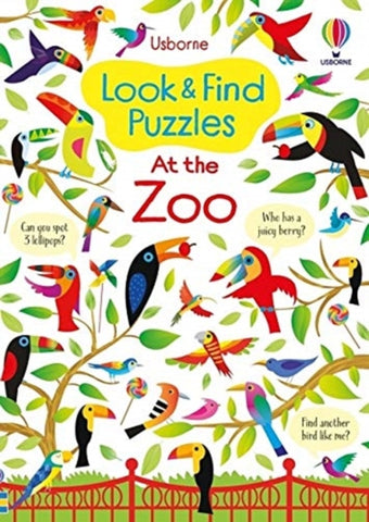 Look and Find Puzzles: At the Zoo by Kirsteen Robson