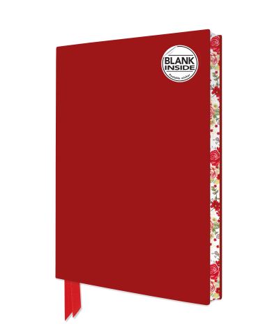 Red Blank Artisan Notebook