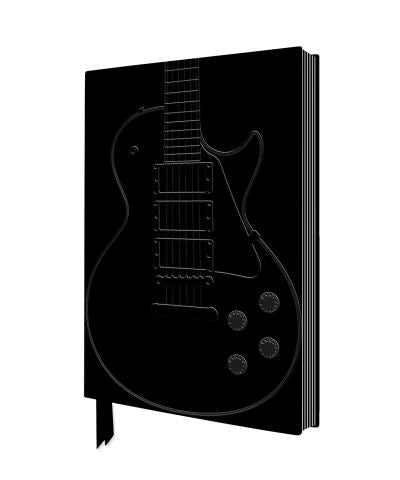 Black Gibson Guitar Artisan Art Notebook