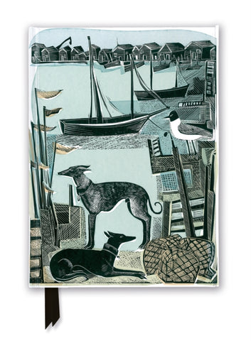 Harbour Whippets Foiled Journal by Angela Harding