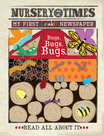 Bugs Crinkly Newspaper by Nursery Times
