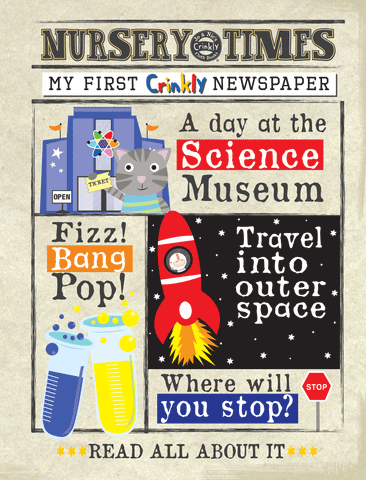 Science Crinkly Newspaper by Nursery Times