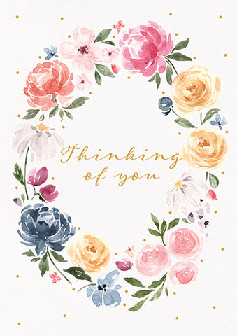 Roses Thinking Of You Card