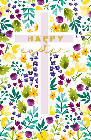 Easter Floral Cross Cards 6-pack