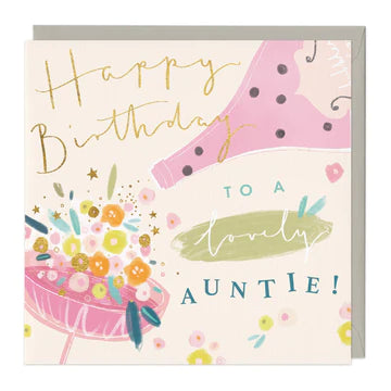 Lovely Auntie Birthday Card