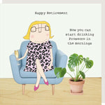 Prosecco Retirement Card by Rosie