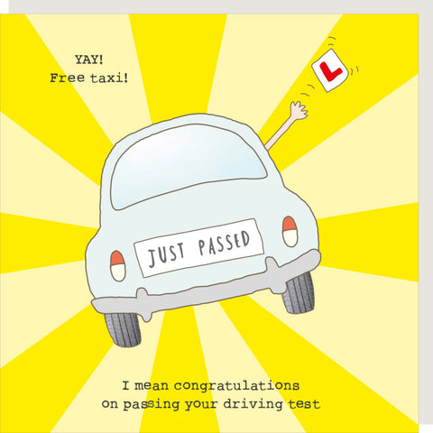 Driving Test Card by Rosie
